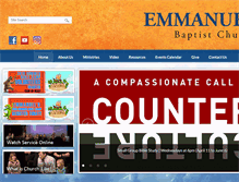 Tablet Screenshot of emmanuellife.com